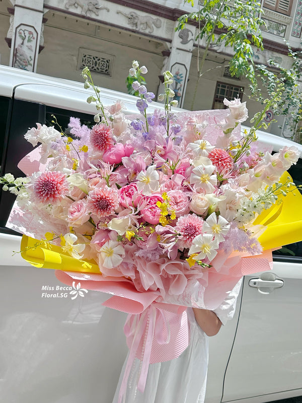 Korea style XXL Size premium flower fresh flower bouquet