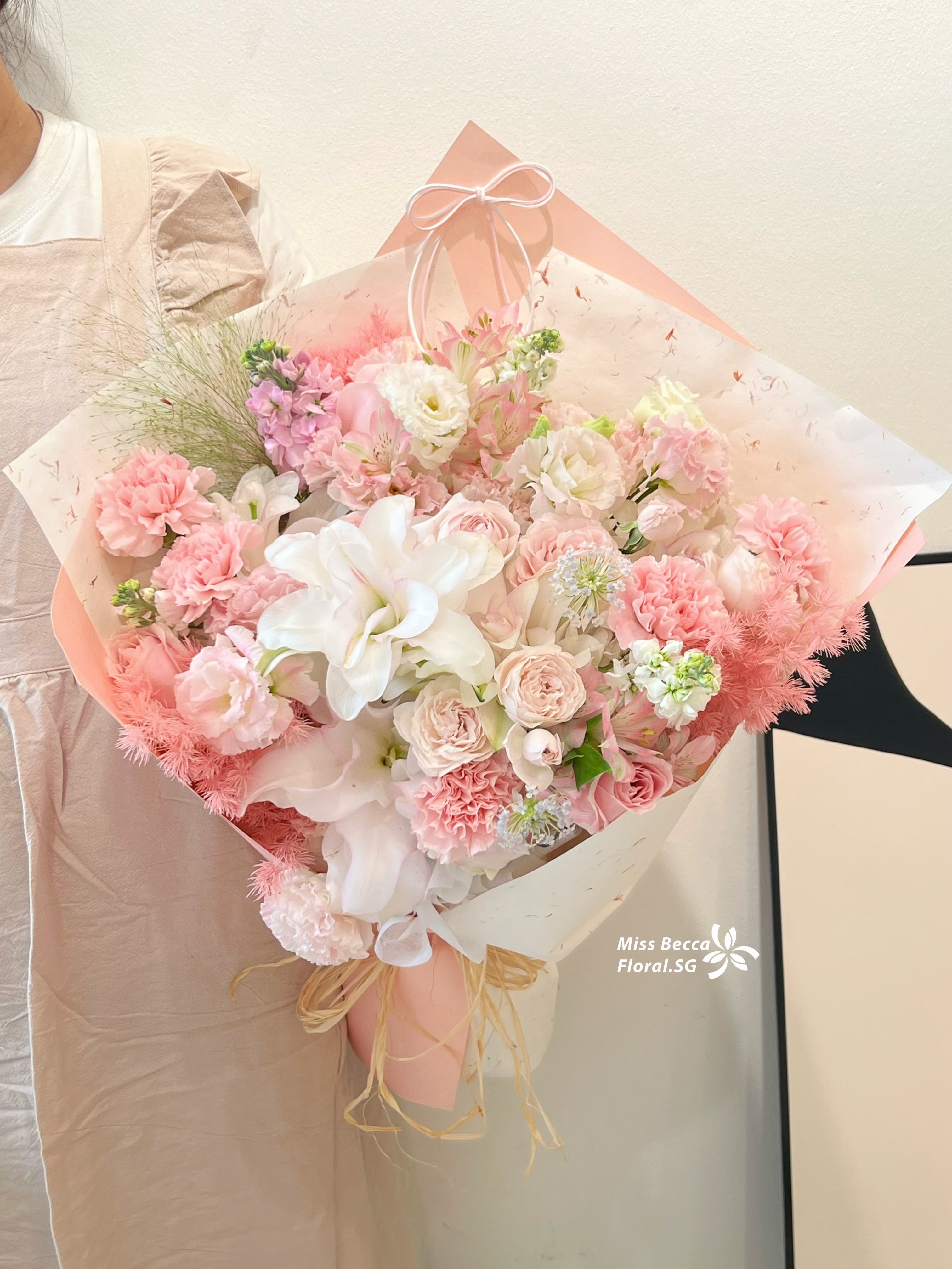 2026 Mother's Day ice lily caranation flower bouquet