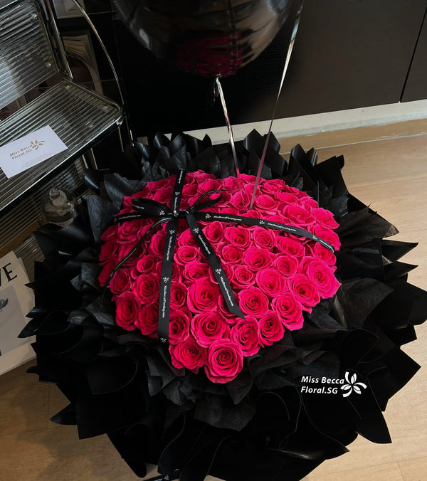 66 stalks Pink Floyd rose bouquet flower bouquet fresh