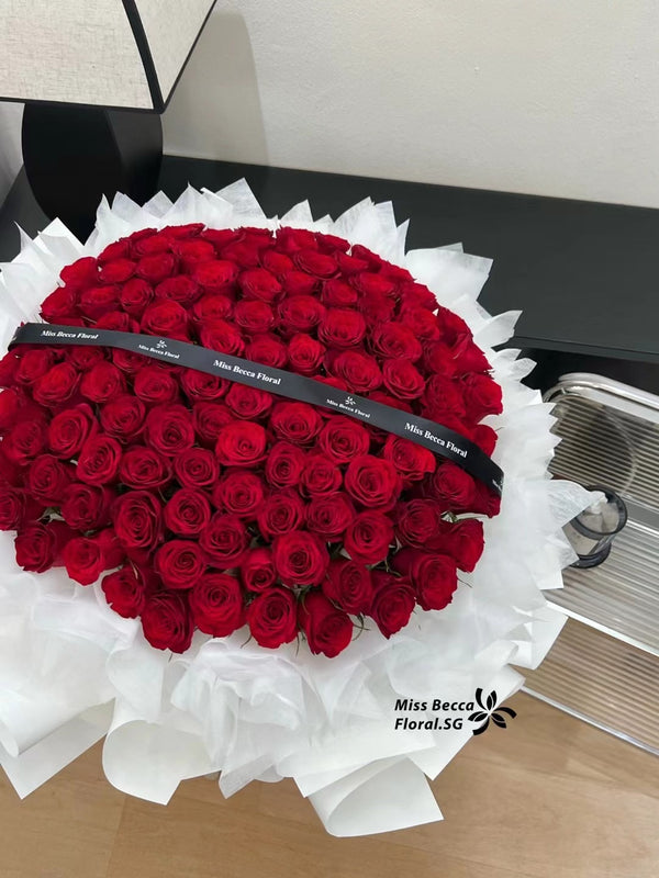 99 Stalks red Rose Flower Bouquet