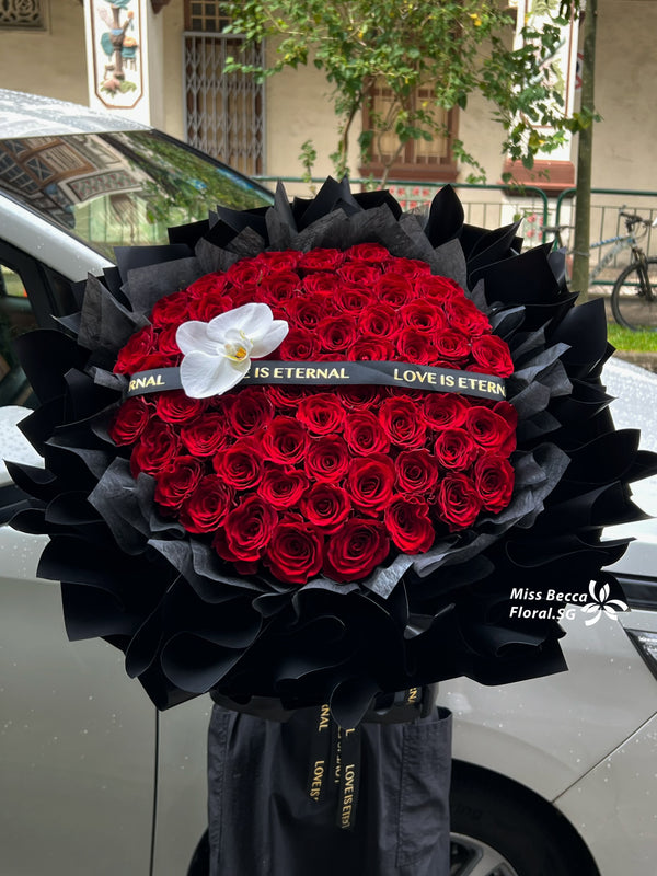 66 stalks red rose bouquet fresh flower bouquet proposal flower