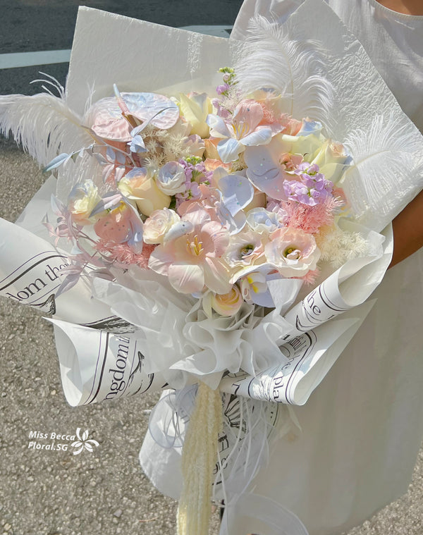 Korea style mermaid flower fresh flower bouquet